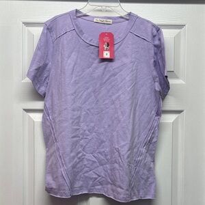 Rae Mode Boutique Brand Purple Women's Top Something Simple Small New